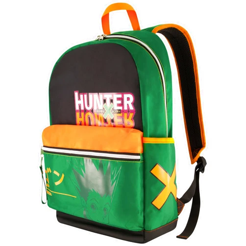 Concept One Hunter x Hunter 13 Inch Sleeve Laptop Backpack, Padded Computer Bag for Commute or Travel, Green