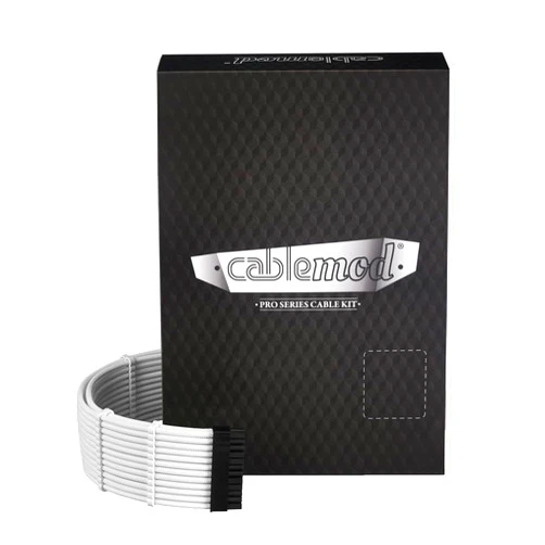 CableMod C-Series Pro ModFlex Sleeved Cable Kit for Corsair Type 5 RMX Shift (White)