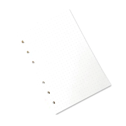 WANDERINGS 6-Ring Binder Dotted Inserts - 95mm x 170mm or 3.75″ x 6.75