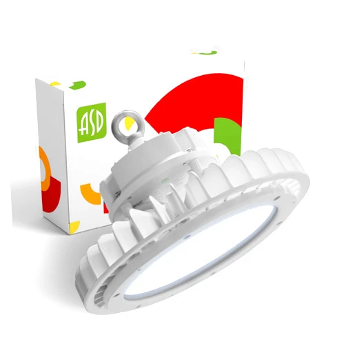 ASD UFO LED High Bay Light 200W 5000K Daylight 30000lm Dimmable 120-277V, DLC Premium & UL, 120-277V, LED High Bay Lights for Warehouse Shop, Commercial Bay Lighting for Warehouse, Waterproof IP69K