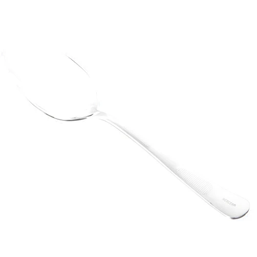 Mercer Culinary 18-8 Stainless Steel Plating Spoon with Solid Bowl, 9 Inch,Silver