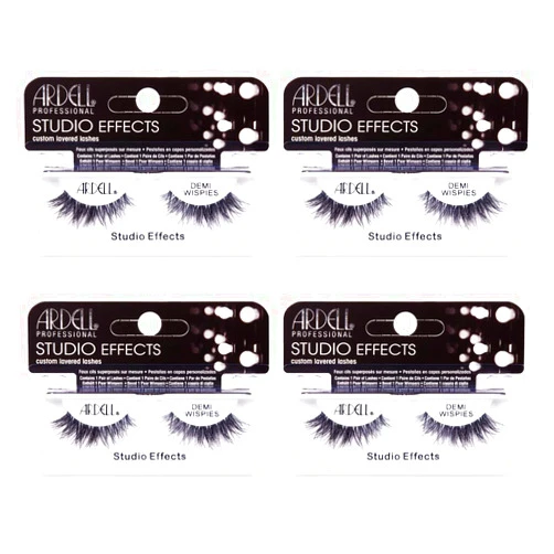 Ardell Studio Effects Demi Wispies Black, 4 Pack