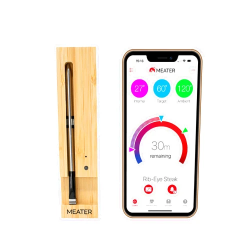 MEATER | The Original True Wireless Smart Meat Thermometer for the Oven Grill Kitchen BBQ Smoker Rotisserie with Bluetooth and WiFi Digital Connectivity