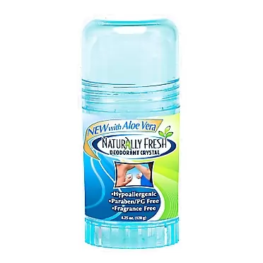 Naturally Fresh Deodorant Crystal Blue Stick with Aloe Vera, 4.25-Ounce Packages (Pack of 3)