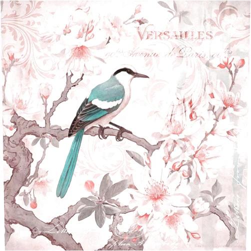 Posterazzi Pastel Pink Springbird Poster Print - Andrea Haase (10 x 10)