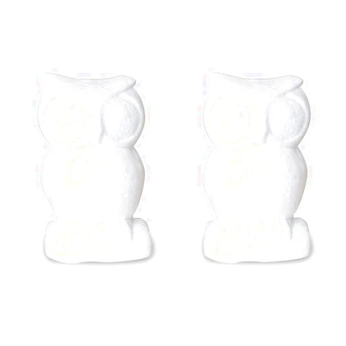 Oasis Supply, High Density Poly Foam Shapes | for DIY Crafts, Art, Party Decor | Nature Theme | Polyfoam - 2 Owls 5 1/2