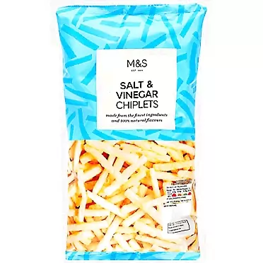 Marks & Spencer Marks and Spencer Salt and Vinegar Chiplets 100g
