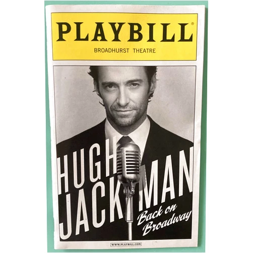 Playbill Magazine Hugh Jackman Playbill Brand New Hugh Jackman, Back on Broadway