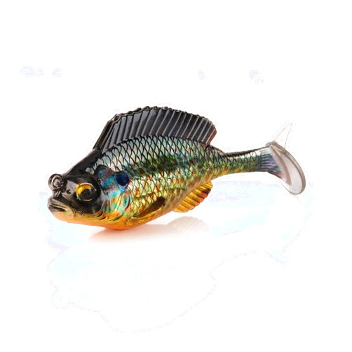 Savage Gear Structure Gill Fishing Bait, 3/8 oz, Pumpkinseed, Realistic Contours, Colors and Movement, Durable Construction, Weedless Design, Photoprint Finish