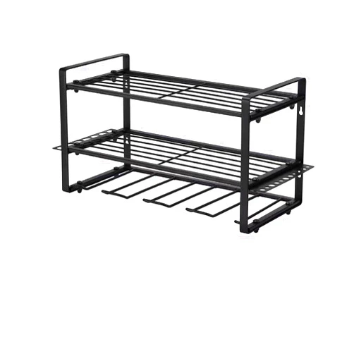 TRUELAND Power Tool Rack for Garage or Workshop Storage (4 Slots 3 Shelves)