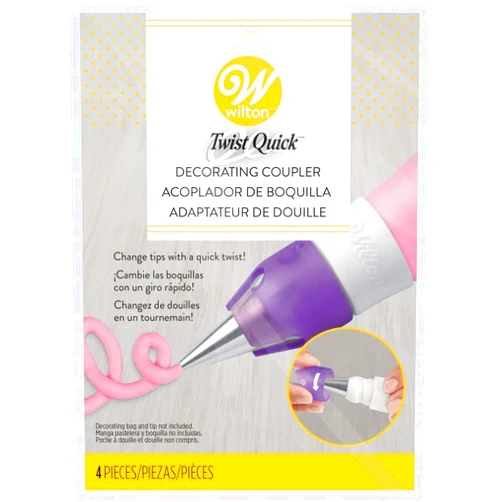 Wilton Twist Quick Decorating Coupler, 4-Pieces
