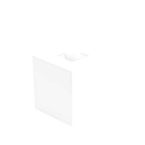 FEMELI Tissue Box Cover,Square Acrylic Tissues Paper Holder for Bathroom Bedroom Office,White