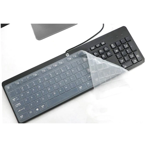 DAMMOMKO Keyboard Cover Skin for HP USB Slim Business Keyboard KU-1469 SK-2120 803181-001 KPAR211 T4E63AT, HP EliteOne 800 G4 All-in-One Keyboard Protector Accessories, Clear