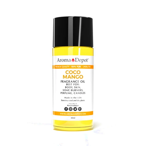 Aroma Depot 30ml. Coco Mango Roll-on Perfume/Skin Body Fragrance Oil. Our Interpretation, Pure-Uncut. Add a Few Drops to Your Aromatherapy Diffuser. Smell Good All Day, Any Day!