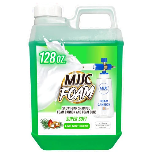 MJJC Foam (128 fl oz) Ultimate Snow Foam Car Wash Soap Specialized Car Shampoo for Foam Cannon and Pressure Washer, Safe for Cars (pH Neutral, 10x Concentrated) lime mint scent