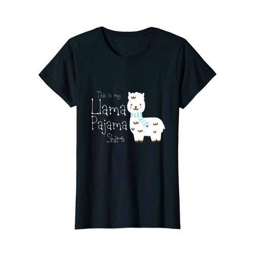 Cute This Is My Llama Pajama Shirt Gifts Womens & Kids This Is My Llama Pajama Shirt Cute Alpaca Gift