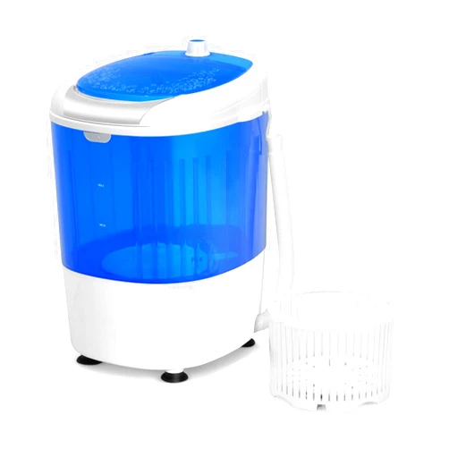 Giantex GX24977-PE, Mini Washer and Spinner Combo, 5.5lbs, Semi-automatic Compact Laundry Apartment Dorm RV Portable Washing Machine, 5.5 LBS Capacity