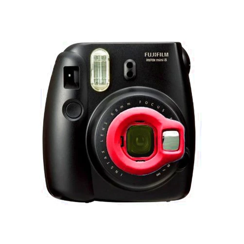 Ngaantyun Generic Close-Up Lens for Instax Mini 8 Camera Raspberry (Self-Portrait Mirror) - Red