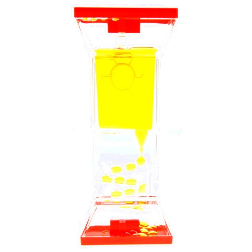 PowerTRC AZ Trading & Import TG01-YELLOW Liquid Motion Bubbler, Multicolor