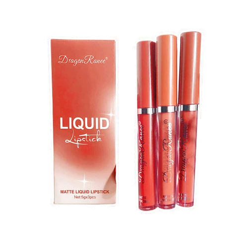 Xiahium Gifts for Women, 3 Pcs Matte Velvety Lip Gloss Set Moisturize Lip Tint Mist Nude Shades Long Lasting Highly Pigmented Liquid Lipstick Set Gifts