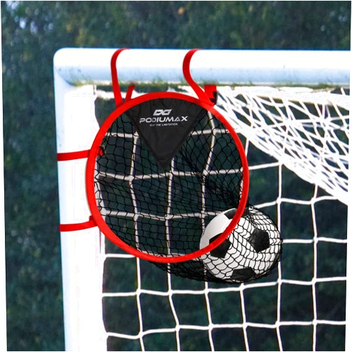 PodiuMax Top Bins Soccer Target Goal, Easy to Attach and Detach to The Goal, Set of 2, for Shooting Accuracy Training