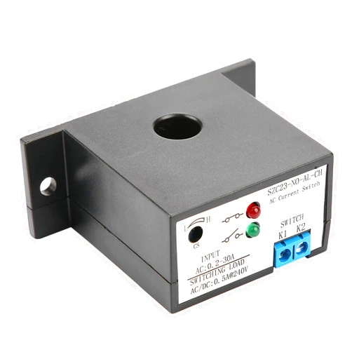 Ejoyous Current Sensing Switch, Normally Open Amp Sensor Monitoring Relay AC 0.2‑30A Adjustable SZC23 NO AL CH
