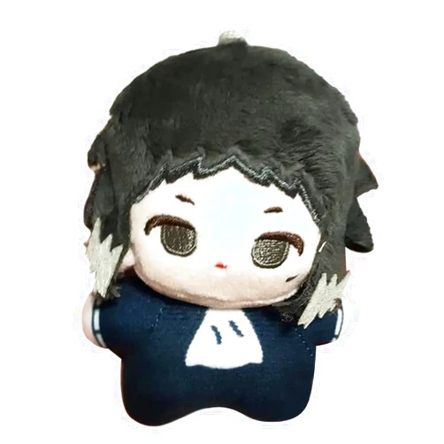 QAHEART BSD Plush Akutagawa Ryunosuke Soft Figure Anime Plushies Stuffed Pillow Schoolbag Wallet Pendant Charm Mini Hug Pillow Decoration