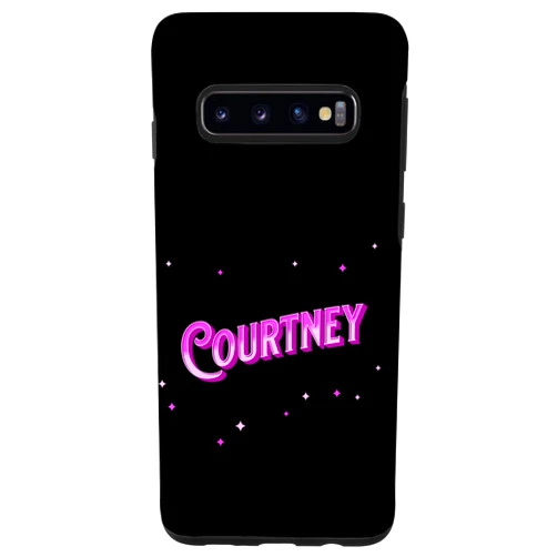 Courtney Name Mädchen und Frauen Galaxy S10 Courtney Personalised Name Case