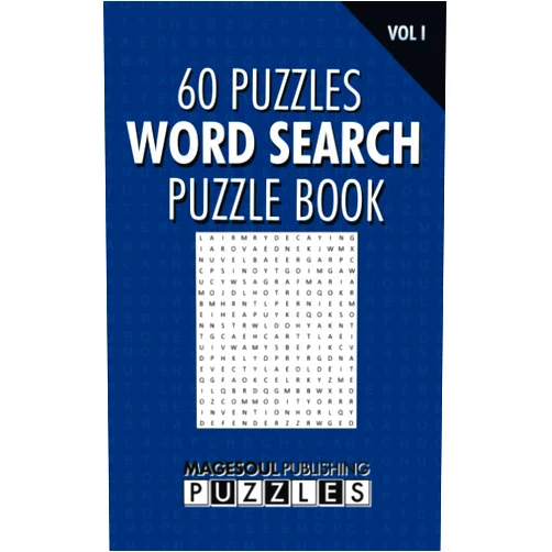 Magesoul Publishing 60 Puzzles Word Search Puzzle Book: Fun for all ages!