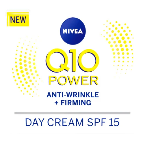 Nivea Q10 Plus Spf 15 Anti-Wrinkle Face Day Cream, 50 Ml, Pack Of 3
