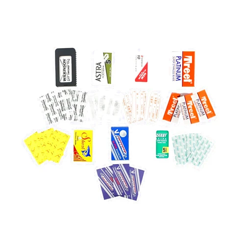 Razor Blades Club Double Edge Razor Blade Sample Pack (3x each)