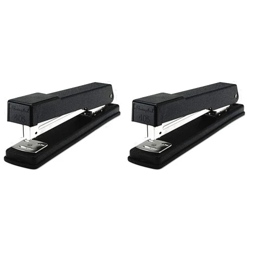 Swingline Stapler, 20 Sheet Capacity, Light Duty Desktop Stapler, Durable Metal Stapler for Desk, Black (S7040501) (Pack of 2)