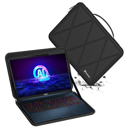 Smatree Hard EVA Protective Sleeve Case Compatible for 16 inch MSI CreatorPro 16 AI Studio - A1V Laptop, for 16 inch MSI Creator 16 AI Studio - A1V Laptop,Slim and Anti-Shock Case Notebook Bag(X8287)