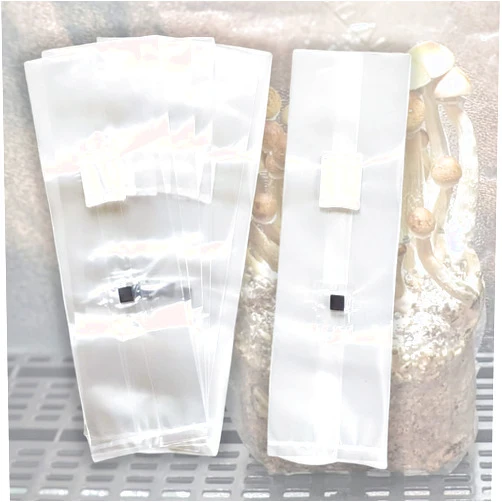 Milliken Mushroom Supply AMIATCH Mushroom Grow Bags with Injection Port, CO2 Filter, 3 Mil Thickness. Pack of 10 Professional Injection Port Grow Bags | autoclavable
