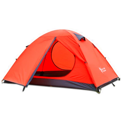 Hillman 3-4 Season 2 3 Person Lightweight Backpacking Tent Windproof Camping Tent Awning Family Tent Two Doors Double Layer with Aluminum rods for Outdoor Camping Family Beach Hunting Hiking Travel