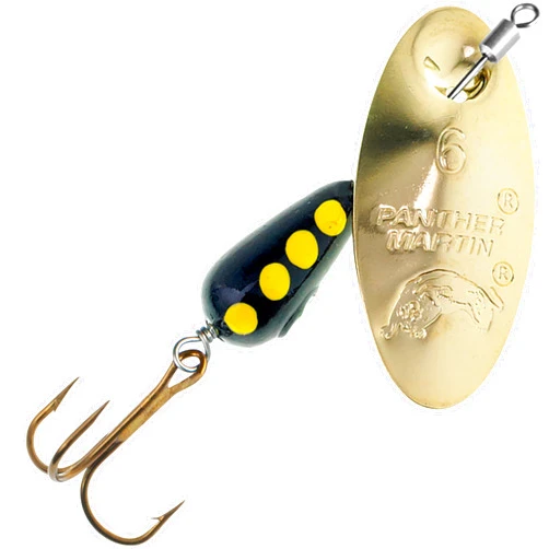 Panther Martin PMISR Inline Swivel Regular Spinners Fishing Lure Catches Trout, Muskie, Largemouth Bass, Crappie, Salmon, Steelhead and More.