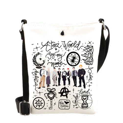 WSNANG K-Pop Group Aniteez Gift K-Pop Group Members Crossbody Bag K-Pop Fans Shoulder Bag K-pop Music Lover Gift K-POP Merch