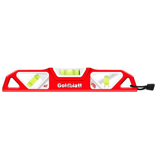 Goldblatt Aluminum Die-Cast Magnetic Torpedo Level, 10 in.