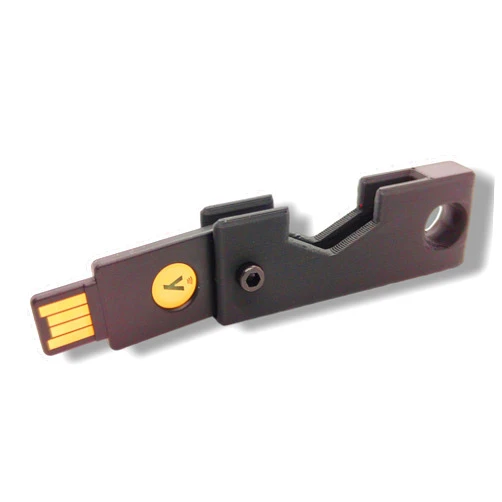 Handmade YubiKey 5 NFC Case | YubiKey NFC Fido Case | yubikey usb-A or usb-C protective case | Yubico (USB-A, Black)