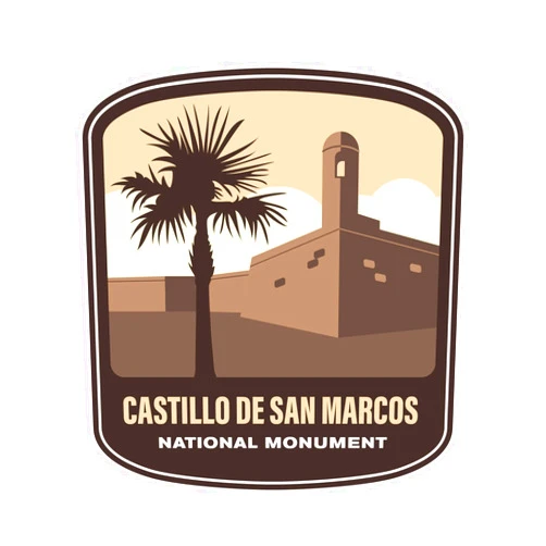 Vagabond Heart Castillo De San Marcos National Monument Vinyl Sticker