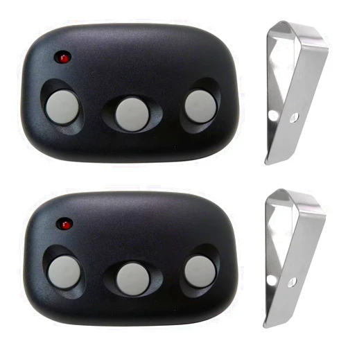 NGHTMRE 2024 Upgrade 2pcs LDO33, LDO50, LSO50, LDCO800 and LCO75 Garage Door Opener Remote for MCT-3 DNT00089 Megacode 318MHz Remote Control for Linear LD033 LD050 LS050 LC075 LDCO800 LSO50 LSO50-2T