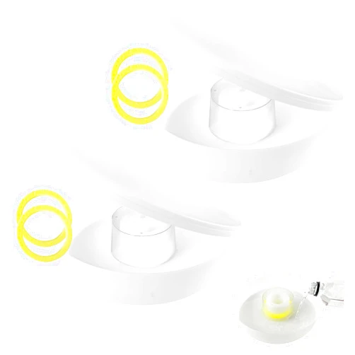KAGZ Upgraded Rapid Bee Top Feeder with Anti-Drowning Sponge Rings, Round Hive Top Feeders for 8-Frame and 10-Frame Bee Hives (2 Pack)