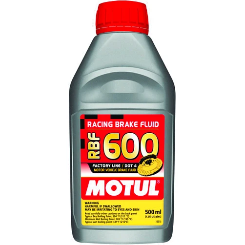Motul MTL100949 8068HL RBF 600 Factory Line Dot-4 100 Percent Synthetic Racing Brake Fluid-600, 500. ml