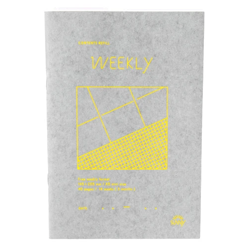 IPPINKA Undated 3-Month Weekly Planner - Includes 14 Weekly Spreads, 3 Monthly Spreads, 5 Extra Grid Pages - Made in Japan
