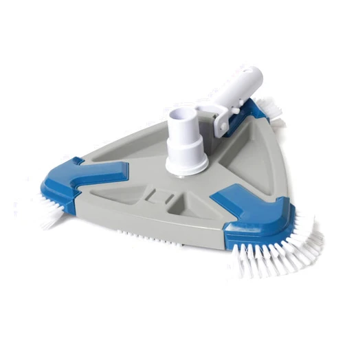 Milliard Deluxe Pool Vacuum Head/Weighted Triangle Shape/for Inground and Above Ground Swimming Poools (Blue, Grey, White)