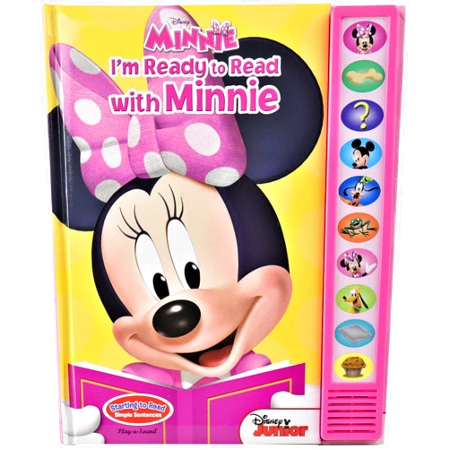 Editors of Phoenix International Publications Disney Minnie Mouse - I'm Ready to Read with Minnie Sound Book - PI Kids
