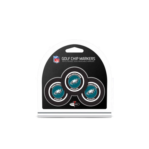 Team Golf NFL Poker Chip Size with Pop Out Smaller Double-Sided Enamel Markers
