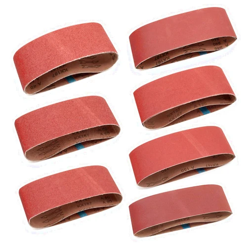 Taokyid 14 Pcs 4x24 Belt Sander Sanding Belts,Aluminum Oxide Sander Belts,2 Each of 40/60/80/120/180/240/400 Grits Sander Belts For 4 x 24 Belt Sander