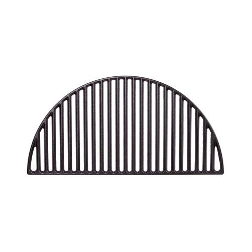 Kamado Joe Durable Half-Moon Cast Iron Cooking Grate with Grill Grate Lifter for Big Joe 24-inch Charcoal Grill and Smokers, Free Standing, in Black, Model BJ-HCICG