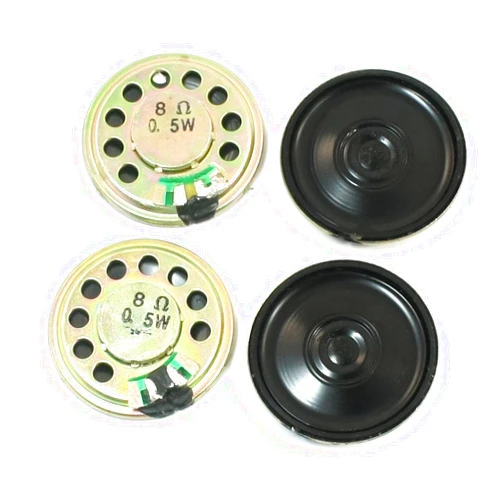 Sourcing map uxcell Replacement 30mm Internal Magnet Mini DVD EVD Speaker 0.5W 8 Ohm 4Pcs